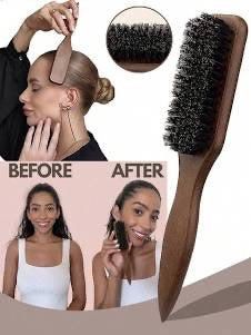 Boar Bristle Brush — Premium Shine & Smoothing